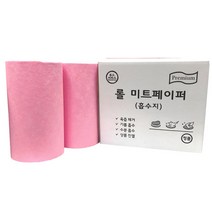 롤 미트페이퍼 흡수지 고급형 80Mx2롤/ 참치 횟감 고기 해동지, 2롤입, 2개