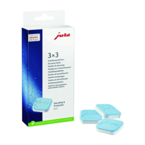 유라 석회제거 클리닝 타블렛 3x3개입 2팩 Jura Decalcifying Tablets 3x3 (9 pieces)