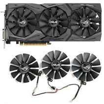 AS Strix GTX 1060 OC 1080 1070 RX 480 그래픽 카드 팬 쿨러 87mm 6 핀 T129215SU GTX1060 GPU, 02 4pin