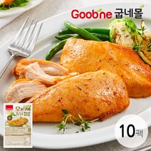 [굽네 오통닭]치킨맛 오븐구이 통 닭가슴살 오리지널 110g*10팩 CQ03