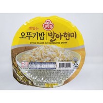 오뚜기밥 발아현미밥, 12개입, 210g