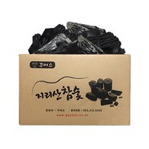 꾸버스 지리산 참숯 백탄 1kg 4kg 15kg 바베큐 구이용 캠핑 숯 차콜 식당 펜션, 12개