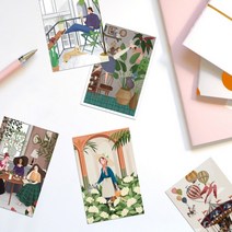 아트메이 개인전 29작품 엽서 일러스트 그림 인테리어, 23.플라워가든
