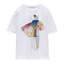 자라 티셔츠 ZARA 화이트 캐주얼 반팔티 여성 05644029250