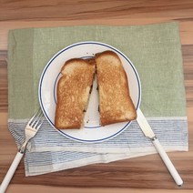 바보사랑 핀스트라이프 리투아니아린넨 식탁매트 그린.무드앙코르, 그린