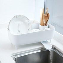 원룸 1인가구 미니 식기 건조대 자동물빠짐건 주방용품 자취방 학생 혼족, 식기건조대