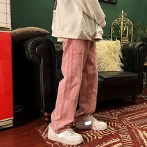 바지 레트로 일본 하카마 스트릿 데님 빈티지 하라주쿠 카고
