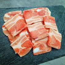 1kg+1kg 행사 냉삼 수입 칠레산 대패삼겹살 냉동삼겹살, 대패삼겹(칠레산) 2~3mm 1kg+1kg 2팩