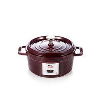 스타우브 원형 꼬꼬떼 RONDE 주물냄비, 16cm, 석류레드