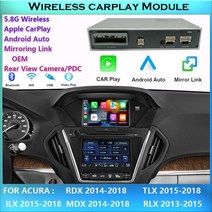 차량용 모니터 후석모니터 무선 애플 카플레이 자동차 Ai 박스 안드로이드 미러링크 아큐라 YD3 MDX RDX T, 02 TLX