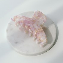 조이위픽스 프랑스 자개 마블링 여성 헤어 집게핀