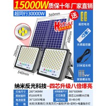 현관 라이트 램프 에너지 광각 태양광 조명 정원 가로등 외부벽등 설치 귀가 벽부등 옥외, 원터치2★15000W[사심나노 헤드라이트]20단 디밍+