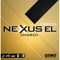 게보 넥서스 EL Pro 53 하드 탁구와 탁구 고무, Red