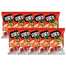 오리온 꼬북칩 매콤한맛 봉지과자, 10개, 136g
