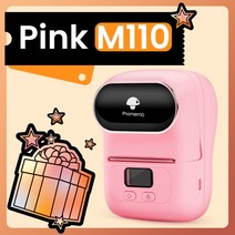 라벨기 택 Phomemo-M110 자체 접착 미니 라벨 메이커 프린터 휴대용 무선 전화 스티커 천 보석 표, [07] 1 Pi 1 Sticker