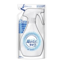 페브리즈 향균 깨끗한향 320ml 리필 2개입 섬유탈취제