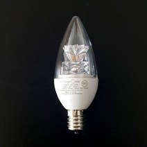 장수램프 LED 투명 5W 촛대구램프 캔들램프 인테리어램프, 전구색, 1개