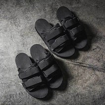 2선 찍찍이 슬리퍼 커플 남자 여자 코디 여행 슈즈
