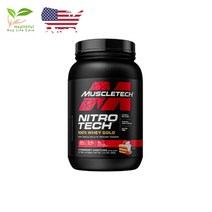 머슬테크 퍼포먼스 시리즈 니트로 테크 100% Whey Gold 스트로베리 딸기 맛 2.03lbs 921g, 유청단백질 스트로베리 딸기 맛 2.03lbs 921g, 1개