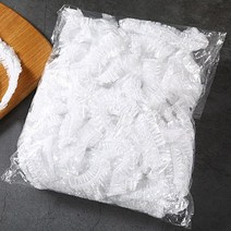 일회용 샤워 목욕 모자 플라스틱 방수 머리 커버 100 개, 100개, 100Pcs