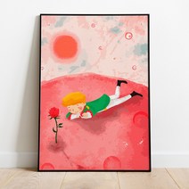 플레이어바웃 명화그리기 어린왕자와 장미꽃 캔버스페인팅 DIY, 어린왕자와 장미꽃 (G607)