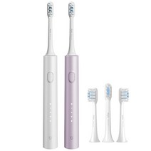 전동칫솔 샤오미 Xiaomi Mijia T302 음파 전동 칫솔 IPX8 방수 150 일 긴 배터리 전자 화이트닝, [05] Toothbrush 3W Head