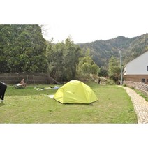 방수 초경량 백패킹 텐트 경량 비바람에 견디는 캠핑 쉬운 설치, **무료배송**그린