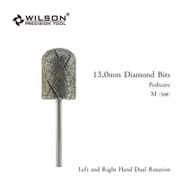 네일 드릴 비트 WILSON 다이아몬드 효율적인 카바이드 페디큐어 332 인치, 5.1PC 130mm A029002