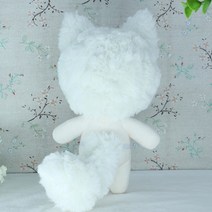 Dressup Xiao Yi Xia Mingxing Charlie Su Beast 솜인형 아이돌인형 솜깅이 인형, 20cm, Qi Si 너구리+ 꼬리