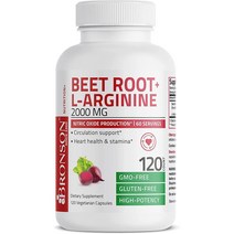Bronson 브론슨 비트잎 L아르기닌 Beet Root Arginine 60정