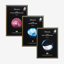 JM솔루션 액티브 BEST 마스크팩 3종 세트 총30매 - 핑스스네일 젤리피쉬 버드네스트