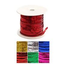 아이베이비아트 줄스팡클-100m 롤스팡클줄 스팽글 꾸미기 만들기 교실환경미화, 파랑