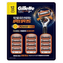 질레트 프로글라이드 파워 면도날 12입 상세설명참조 543960, 상세페이지 참조, 상세페이지 참조