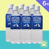 일본수입 강아지 고양이 이온음료 펫스웨트 포카리 음료수 500ml, 6개