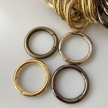 [세아퀼트] 가방 O링 오링 30mm 35mm 40mm 45mm(내경), 30mm골드, 1개