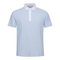 [톨비스트] (남성)스퀘어 조직감 배색 포인트 반팔 티셔츠_GADU4-MKS070LBL