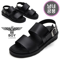 그래고 보이런던 샌투 5cm 키높이 투반도 버클 쿠션 남녀공용 커플 샌들