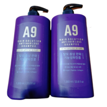 A9 탈모샴푸 대용량 1L x2개 / 식약처인증 탈모증상 기능성, 3세트