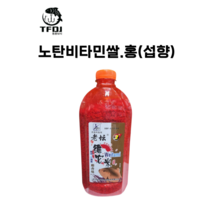 동풍낚시 노탄 유타미 비타민쌀(홍) 대용량 집어 대물붕어 붕어 집어제, 1개