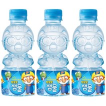 팔도 뽀로로 샘물 250ml 15개 낱개 지리산 샘물