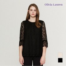 올리비아로렌 플라워 레이스 블라우스 VOPNLUM3311