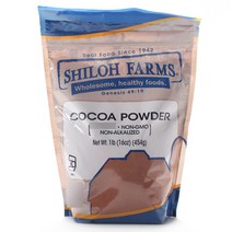 Shiloh Farms 오가닉 코코아 파우더, 454g, 1개