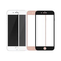 아이폰6 6S 3D 풀커버 강화유리 2매 IPHONE, 블랙