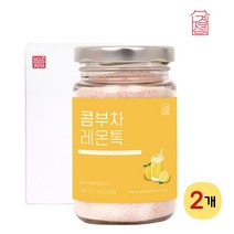 콤부차 레몬 혼합유산균 발효 음료 차 과일 야채 분말 우바 홍차 녹차 비타민C 발포 탄산수 콤부 콤푸차 만들기, 160g x 2개, 2개