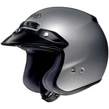 Shoei RJ Platinum R 오픈 페이스 헬멧 - XL/실버 506947