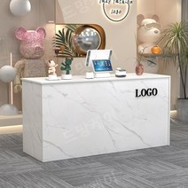 인포메이션 카운터 데스크 계산대 인포 테이블 프론트 리셉션 포스기, 360x50x100cm, K