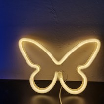 LED 나비 네온사인 조명 생일파티 옥상 인테리어 조명, 색상 10