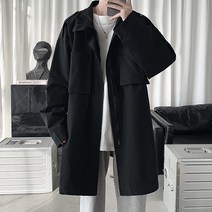 남자 롱 야상 봄가을 점퍼 자켓 오버핏