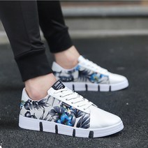 AISEO 남성 캐쥬얼 슬림라인 꽃무늬패션 운동화 워킹화 스니커즈 C5015