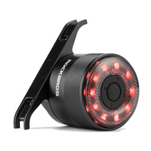 락브로스 초경량 LED 자전거 후미등 Q1, 블랙, 15개